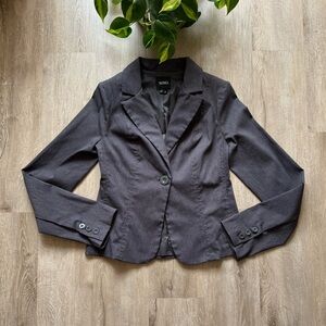 Vintage y2k XOXO Charcoal Gray Fitted Blazer